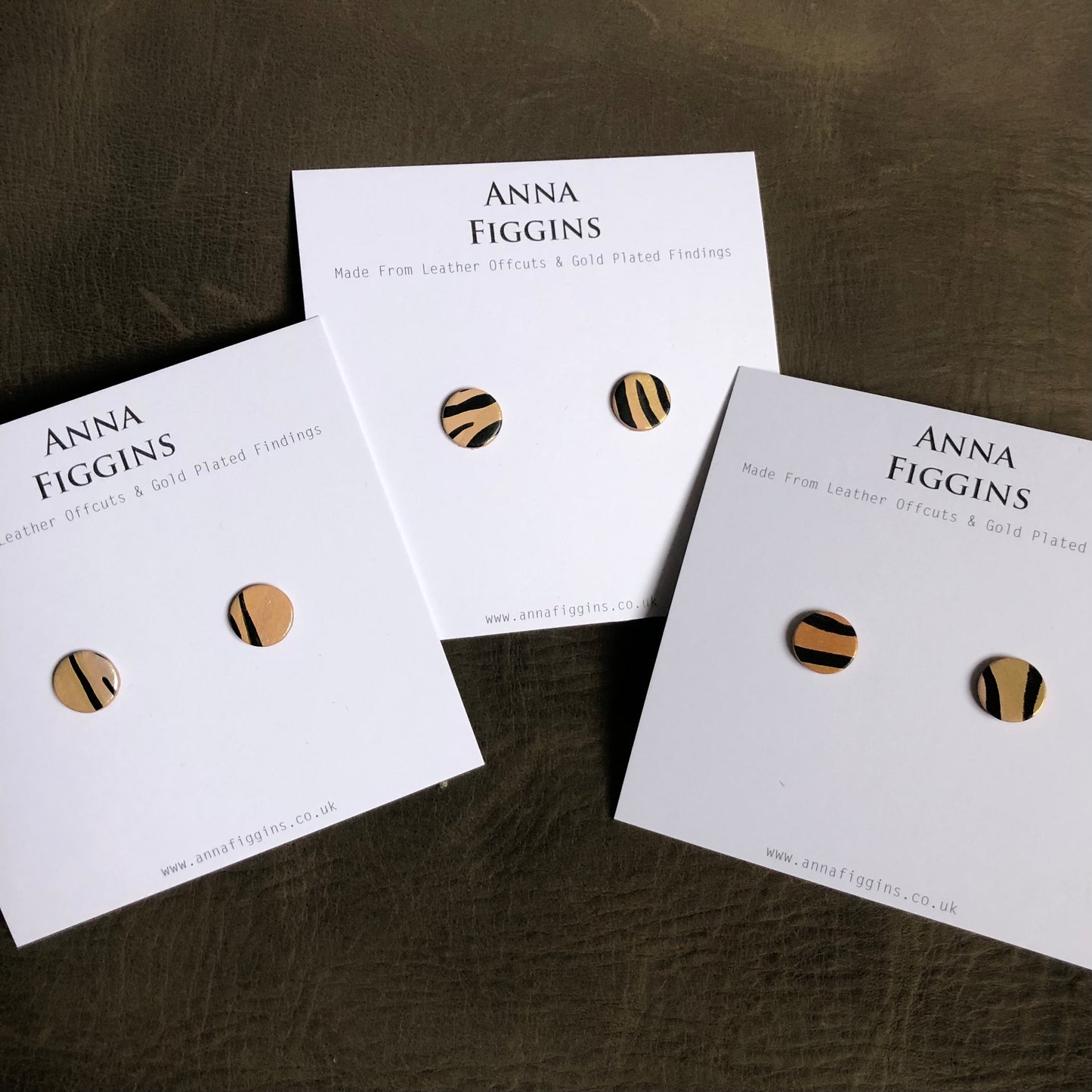 Tiger stripe studs