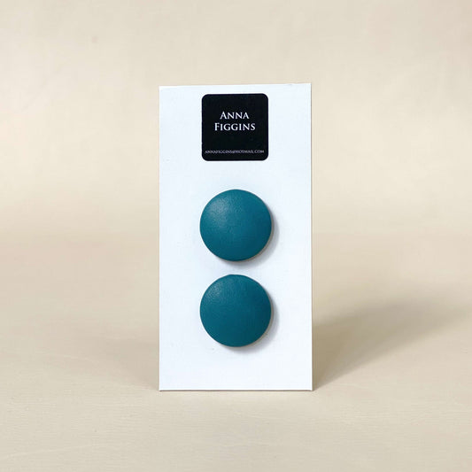 END OF LINE - Leather Covered Buttons